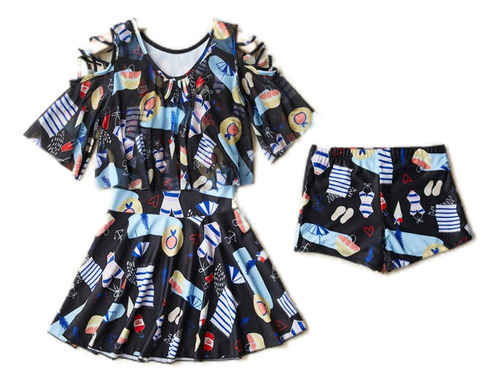 Nuevo Conjunto De Traje De Baño De Una Pieza De Dos Piezas