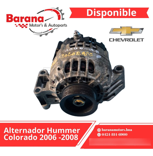 Alternador Hummer Colorado 2006-2008
