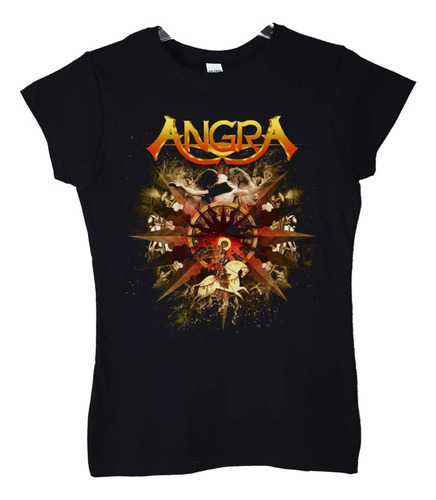 Polera Mujer Angra Best Reached Horizons Metal Abominatron