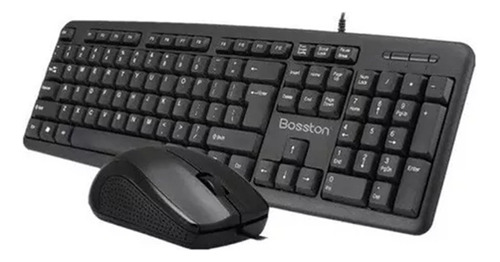 Teclado Y Mouse D5200 Bosston Usb 1000 Dpi Somos Tienda