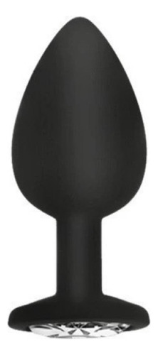 Plug Anal De Silicona 8.0 X 3.5cm - Negro