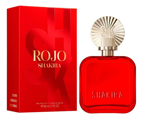 Perfume feminino Shakira Red Edp 80ml