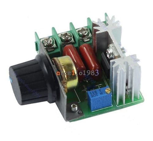 Imagen 5 de 6 de Dimmer Variador De Voltaje Ac Hasta 2000w Scr