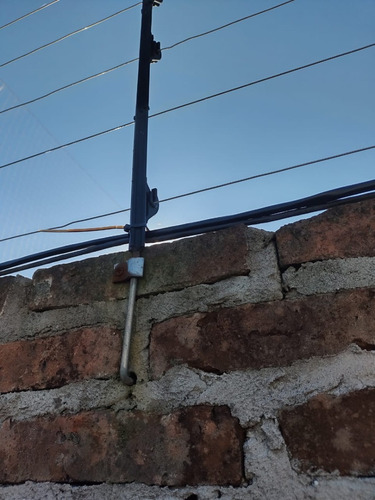 1 Varilla Cerco Electrico Perimetral Muro Medianera 4h