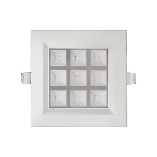 Embutido Quadrado Recuado Super Led 9w  