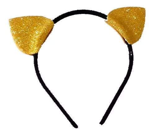 Como Fazer Tiara Orelha de Gatinho em E.V.A com Glitter(Carnaval