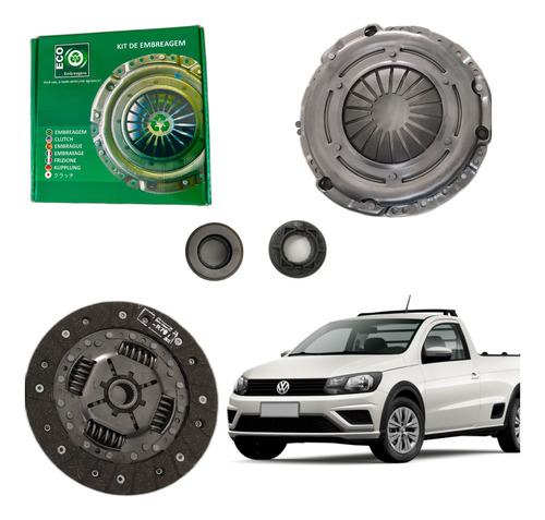 Kit Embreagem Saveiro G6 1.6 8v Flex Ano 2013/2014.