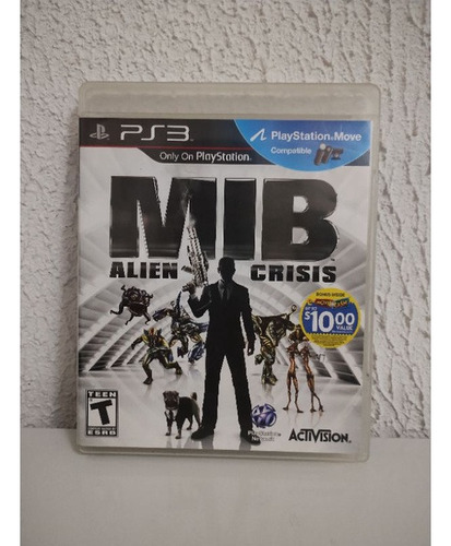 Jogo Mib Men In Black Alien Crisis Ps3 Compativel Com Move