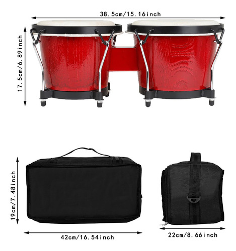 Bongo De 7 Y 7.7 Instrumentos De Percusión De Bongo Ayuda