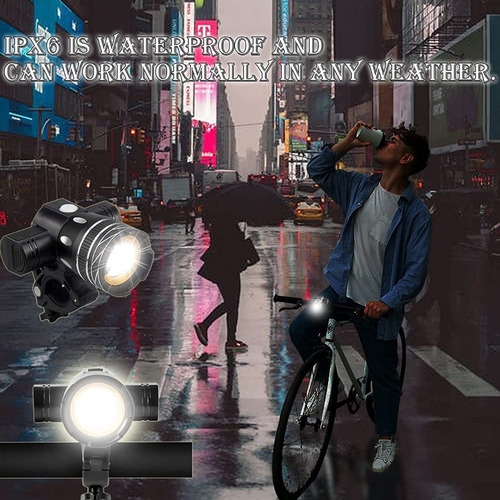 A 2* Lámpara Led Recargable 6000 Lm Impermeable Para