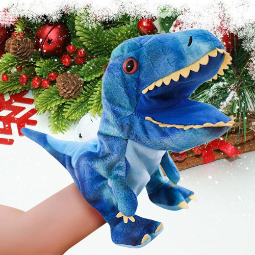 Muñeca De Peluche Con Forma De Dinosaurio, Bonita Marioneta