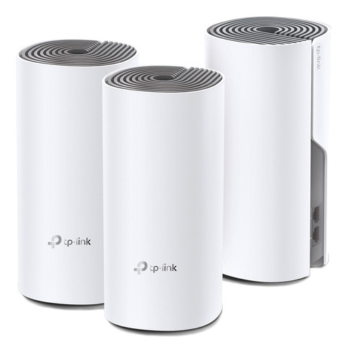 Imagen 3 de 6 de Kit X 3 Router Ap Tp Link Deco E4 Wi Fi Mesh 10/100 Ac1200