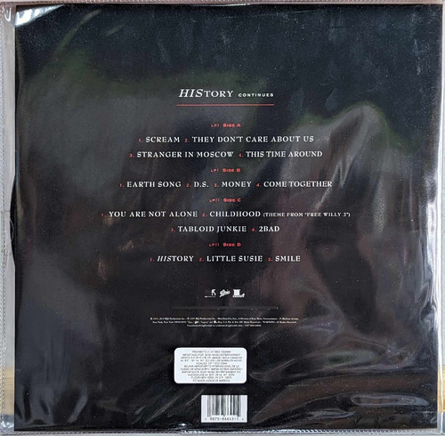 Michael Jackson History / Picture Disc Vinyl Lp Nuevo