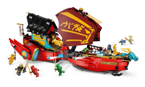 Kit Lego Ninjago Barco Asalto Ninja Carrera Contra Ti 71797 3+ 1739