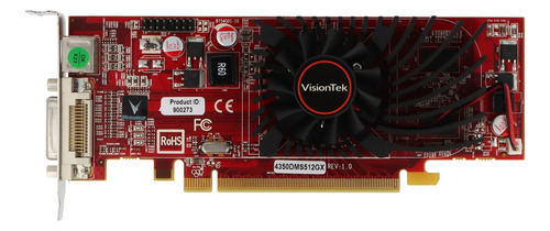 Visiontek Radeon 4350 Sff 512mb Ddr2 (2x Dvi-i, Tv Out) Con