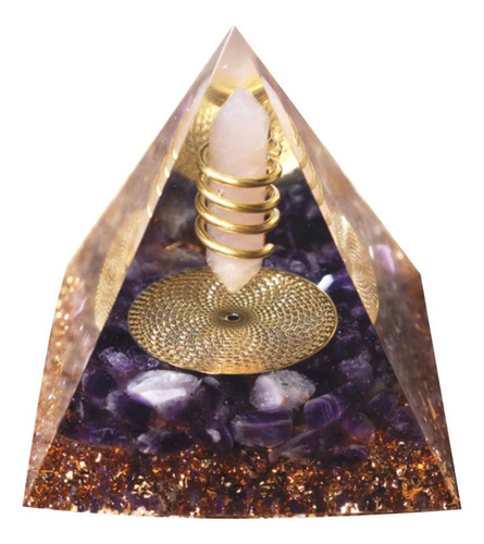 Orgonita Chakra Cristal Orgón Natural Pirámide Reiki Energía