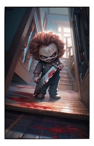 Cuadro De Chucky Good Guy Doll Num 21 Ch