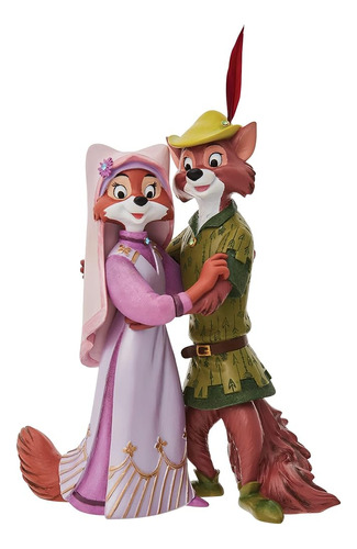 Enesco Disney Showcase Robin Hood Y Maid Marian Figurine, 9.