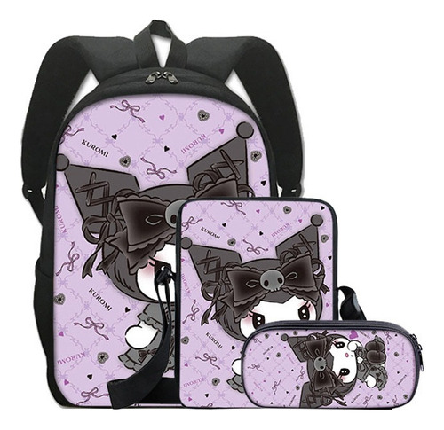 Mochila Kuromi, Mochila Sanrio, Bolsa Para Lápices, Mochila