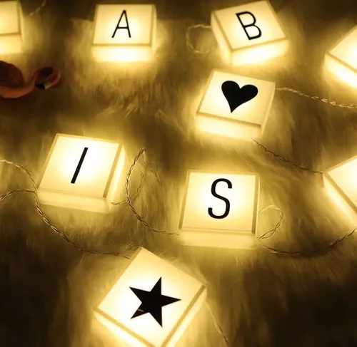 Letras luminosas Scrabble - Wakabanga
