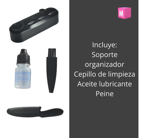 Imagen 6 de 10 de Maquinita Corta Pelo Etheos Nariz Barba Orejas Kit 4 En 1
