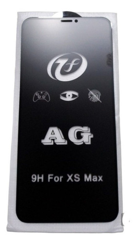 Vidrio Templado Anti Huella Para iPhone XS Max 11 Promax 