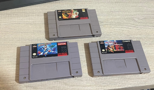 Juegos Snes (megaman X , Dig & Spike, Caesars Palace) 