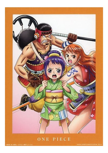 Poster Con Relieve One Piece Usopp Nami Bandai Ichiban Kuji