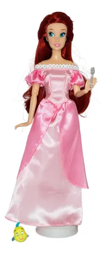 comprar Boneca Ariel A Pequena Sereia Vestido Rosa Disney Store