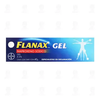 Gel Antiinflamatorio Flanax Tubo 40 Gramos