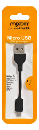 Mixbin Cargador Para Smarts Micro Usb, Reproductores De Mp3.