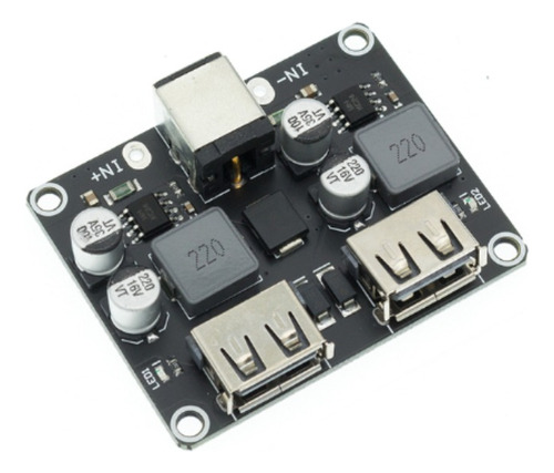 Conversor Dc 6-32v A 5v Usb Regulador Doble Usb Carga Rapida