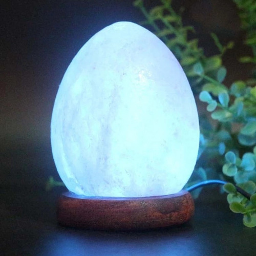 Lámpara Piedra De Sal Del Himalaya Limpieza Purifica Aire