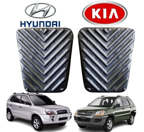 Imagem 2 de 10 de Capa Pedal Mitsubishi L200 Triton Kia Sportage Hyundai Tucso