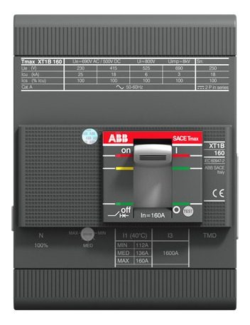 Interruptor Térmico Compacto Abb 4 X 35a/50a 18ka Xt1b 4p Ff