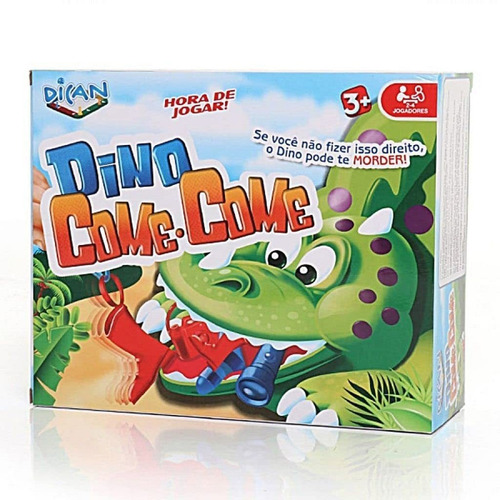 Jogo Dino Come Come - Dinossauro Comilão - 5066 - Dican