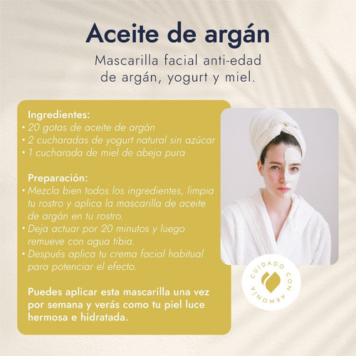 Imagen 6 de 10 de Aceite De Argan Tratamiento Capilar Organic Oil Cold Pressed
