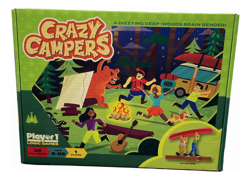 Jugador 1: Crazy Campers - Juego De Lógica Para Un Jugador.