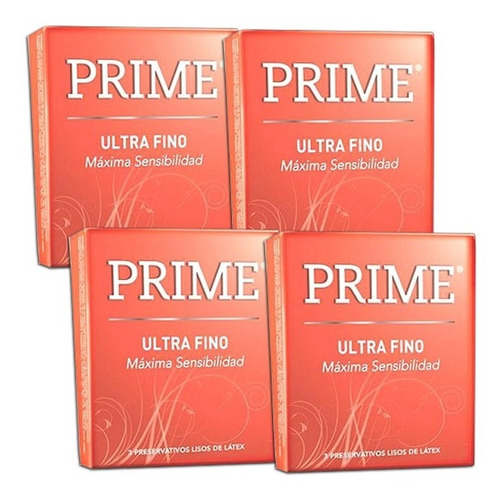 Preservativos Prime Ultra Fino X 12u (4x3) - Envío Discreto