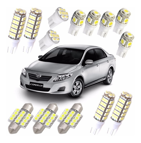 Kit Super Led Corolla 09 2010 2011 2012 2013 2014 2015 2016