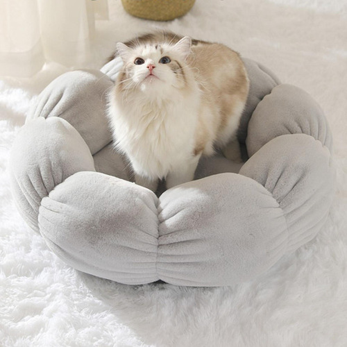 Cama Para Gatos, Ninho Quente, Casinha Para Cães, Cinza L