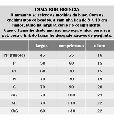 Caminha Cama Pet Cachorro Xxg Fácil De Limpar Couro Brescia