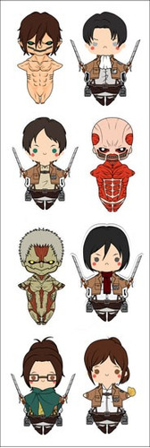 Plancha De Stickers De Shingeki No Kyojin Attack On Titan 2