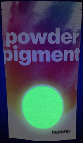 Hemway Polvo De Pigmento Fosforescente/luminoso Que Brilla E