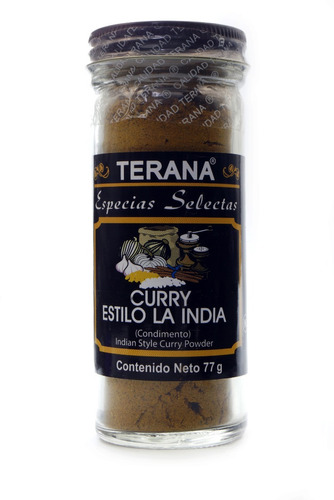 Curry Estilo La India Terana 77 Gr