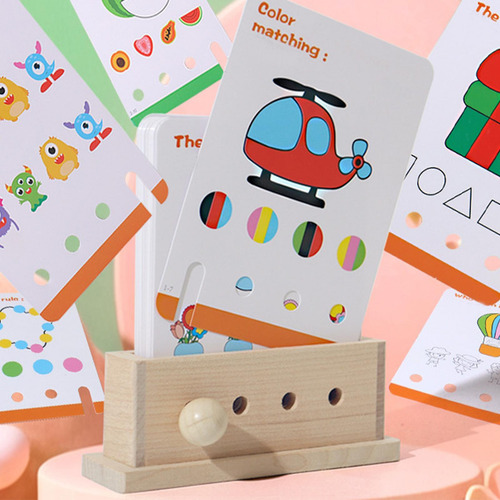 Juguete De Clasificación De Formas, Tarjetas Nivel Simple