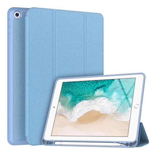 Funda Soke Para iPad 5ta/6ta Generacion De 9.7 Celeste