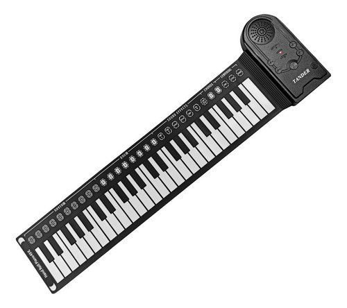 Teclado Piano Musical Flexível Portátil Roll Up Bivolt