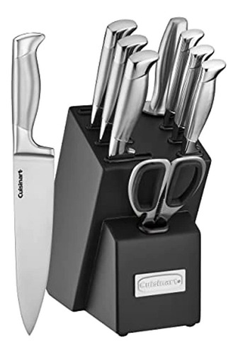 Cuisinart 10pc Juego De Bloque De Mango Hueco De Acero Inoxi