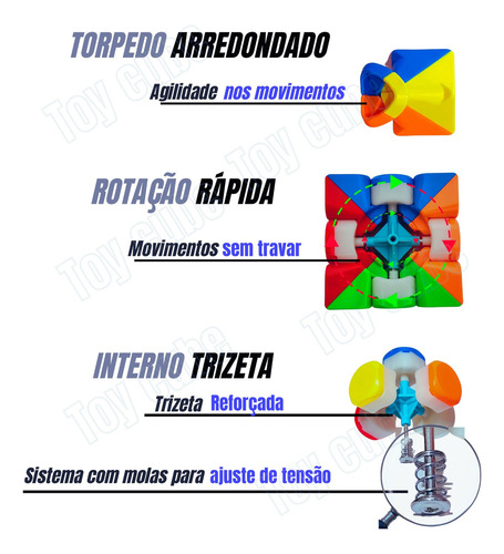 Cubo Mágico Profissional 3x3x3 Original - Magic Cube